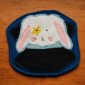 Sous-verre Clownimal Boris le lapin magicien sur fond bleu