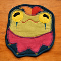 Sous-verre Clownimal Lucille la grenouille sur fond marine