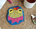 Clownimal Lucille the Frog Coaster, Blue Background