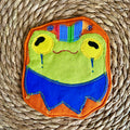 Clownimal Lucille the Frog Coaster, Orange Background