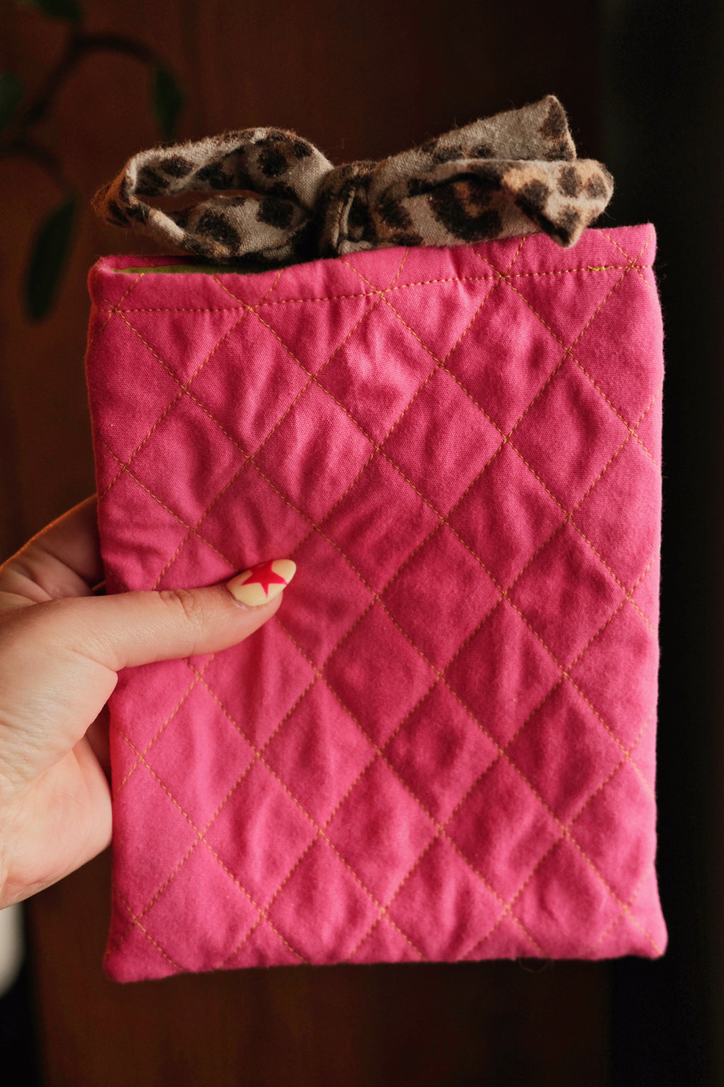 Pochette pour liseuse rose