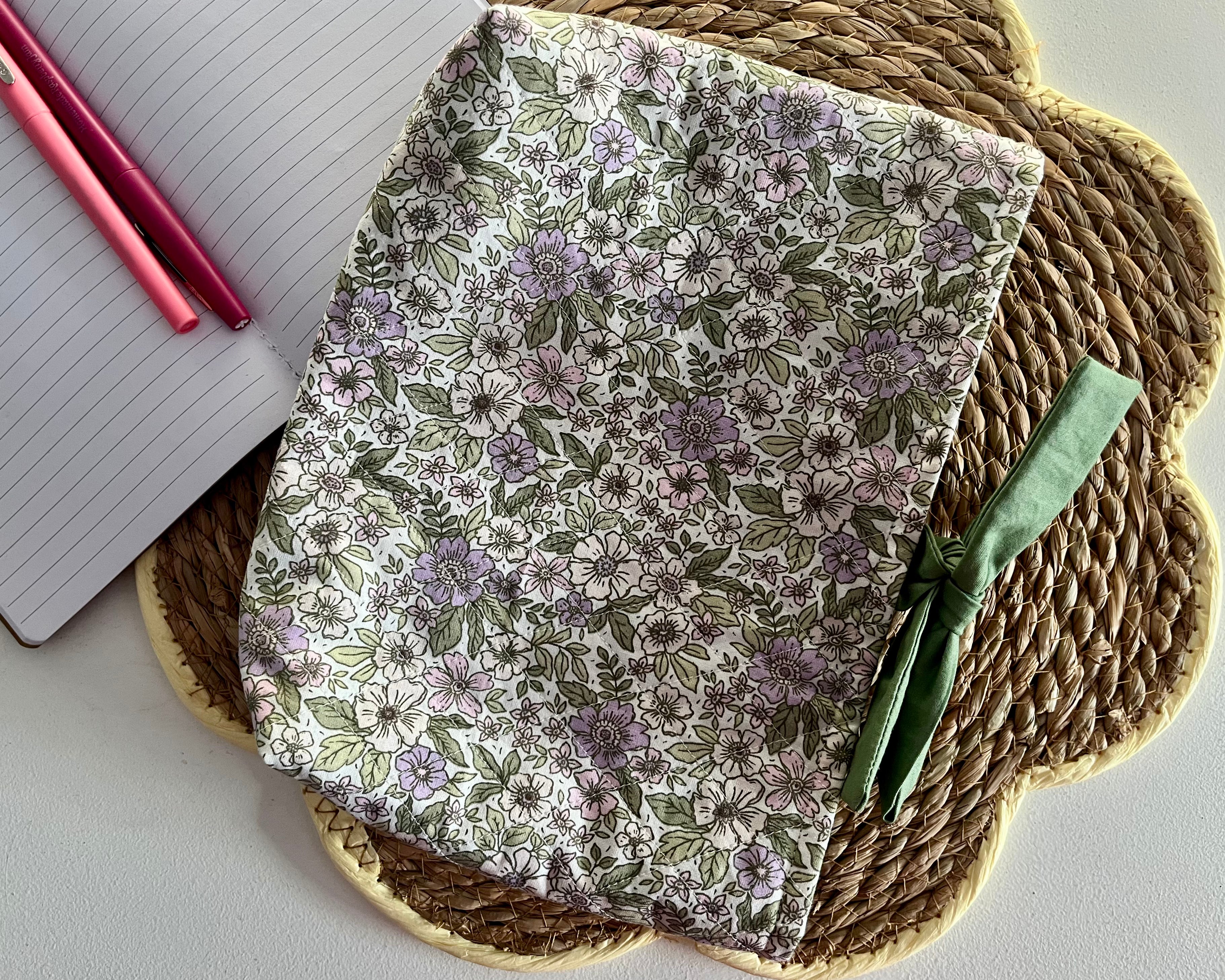 Floral book sleeve