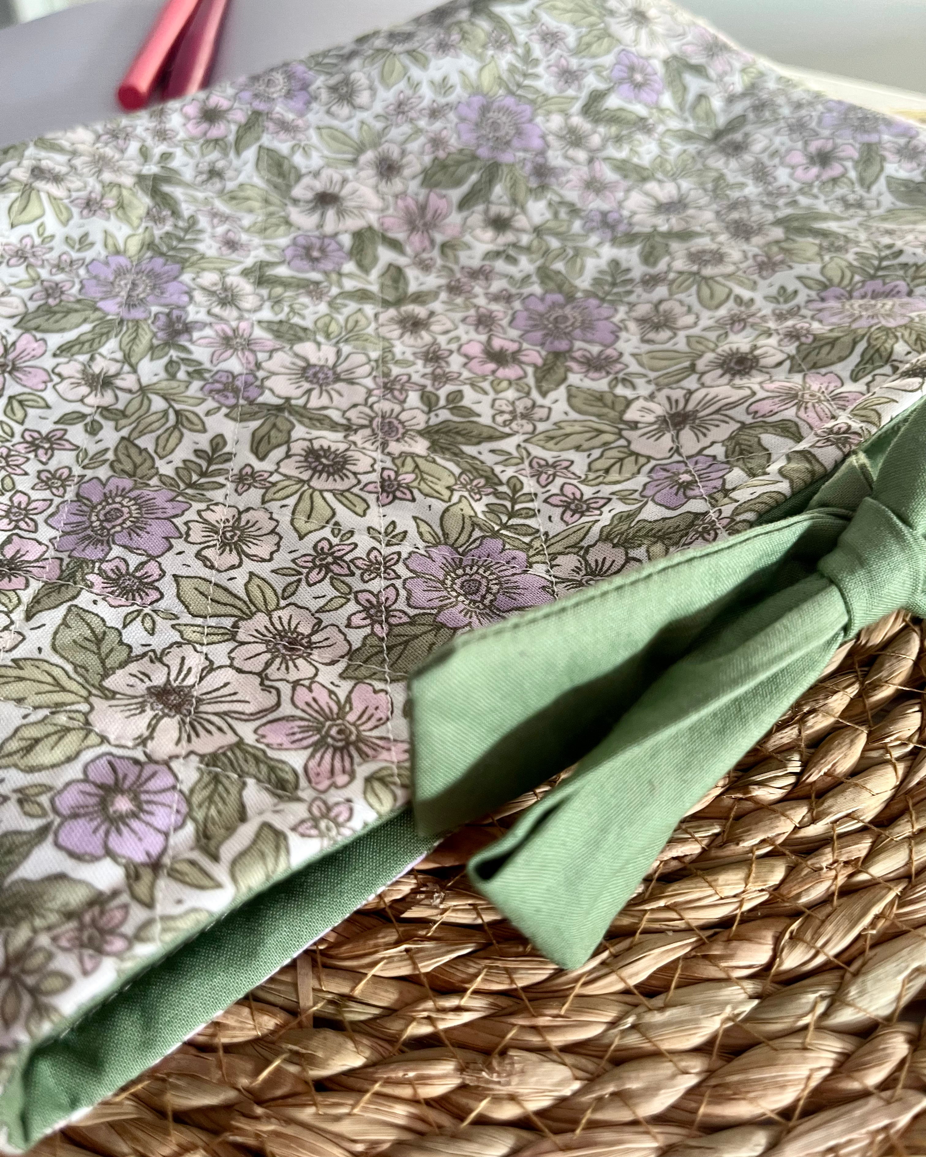 Floral book sleeve