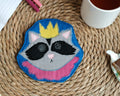 Clownimal Gaston Prince of the Dumpster Coaster, Blue Background