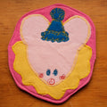Sous-verre Clownimal Timmy la souris sur fond rose